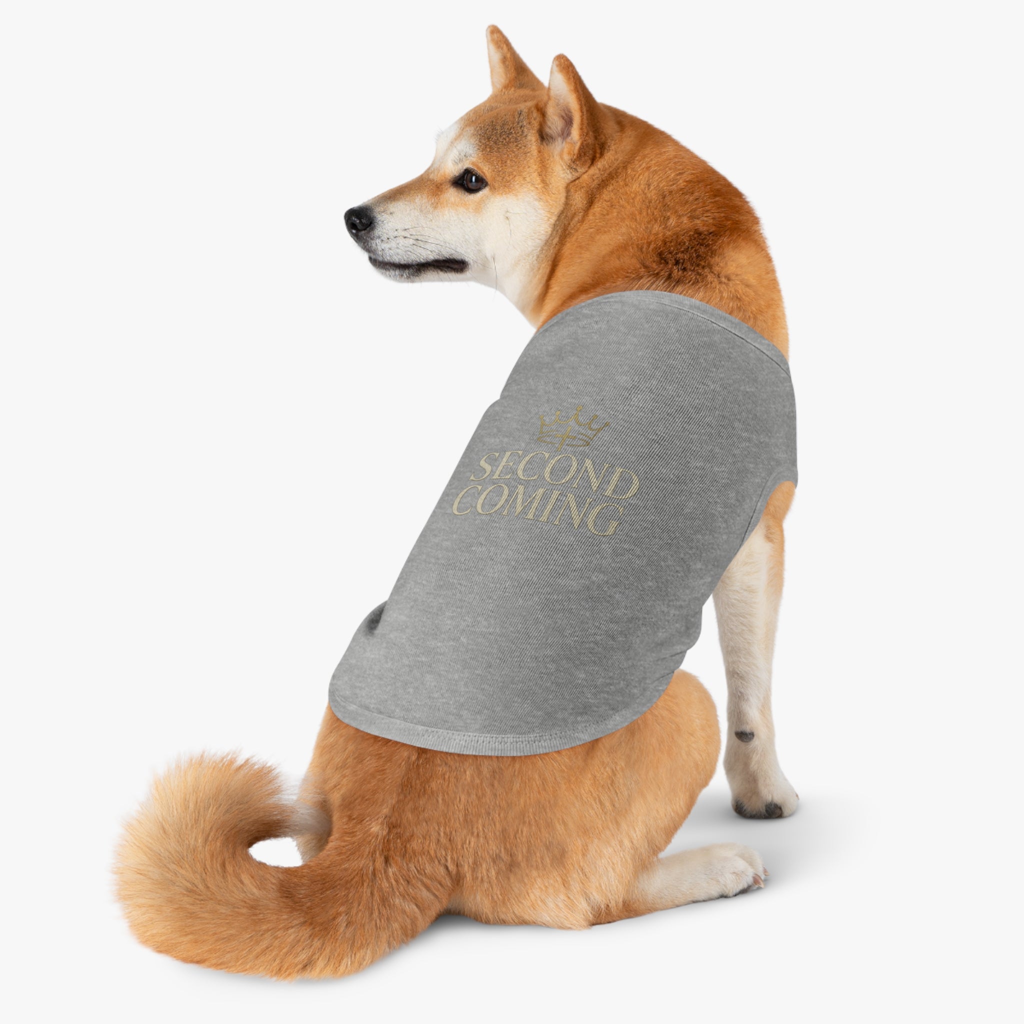 Pet Tank Top — "Second Coming" Crown Dog Shirt