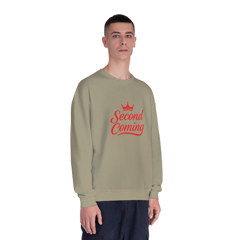 Second Coming Sweatshirt – Bold Script Crown Crewneck