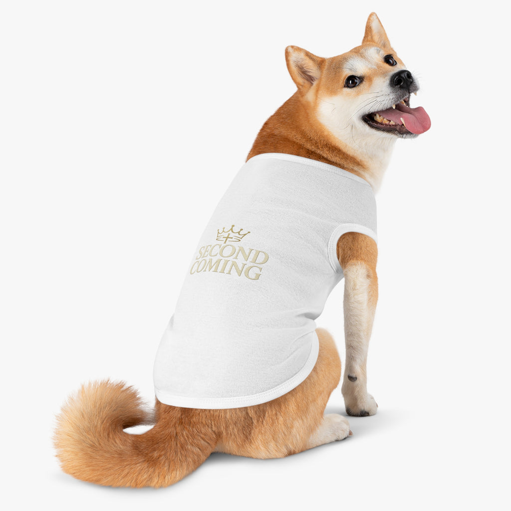 Pet Tank Top — "Second Coming" Crown Dog Shirt