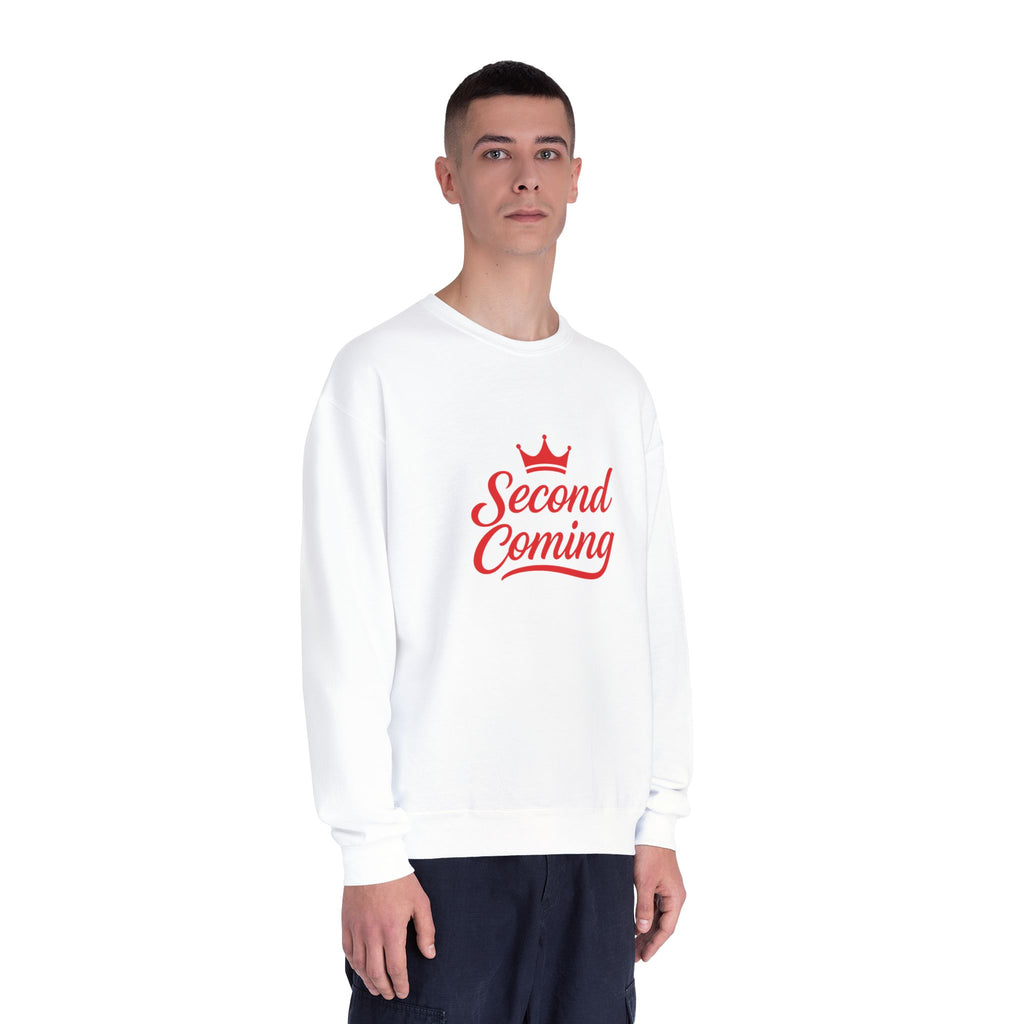 Second Coming Sweatshirt – Bold Script Crown Crewneck