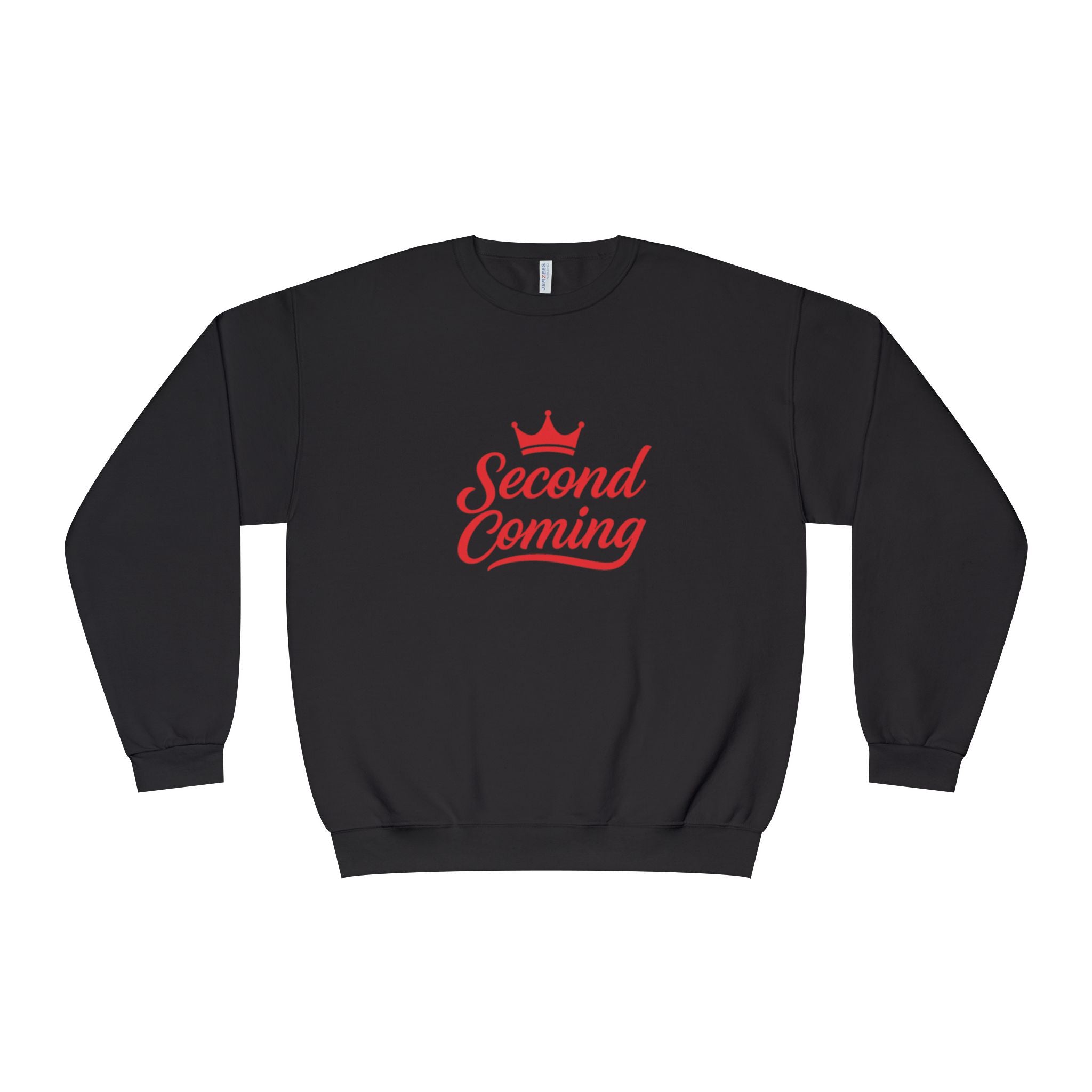 Second Coming Sweatshirt – Bold Script Crown Crewneck