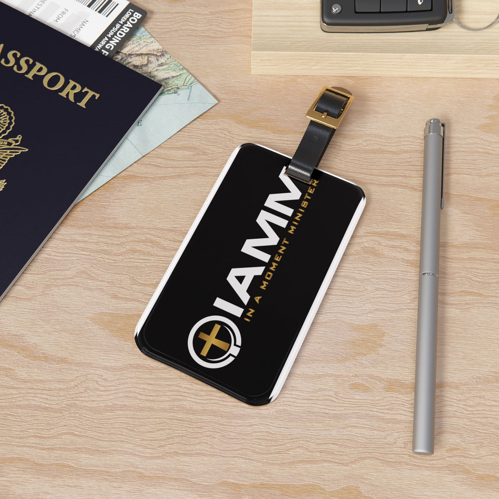 IAMM Logo Luggage Tag — In A Moment Ministers Travel ID