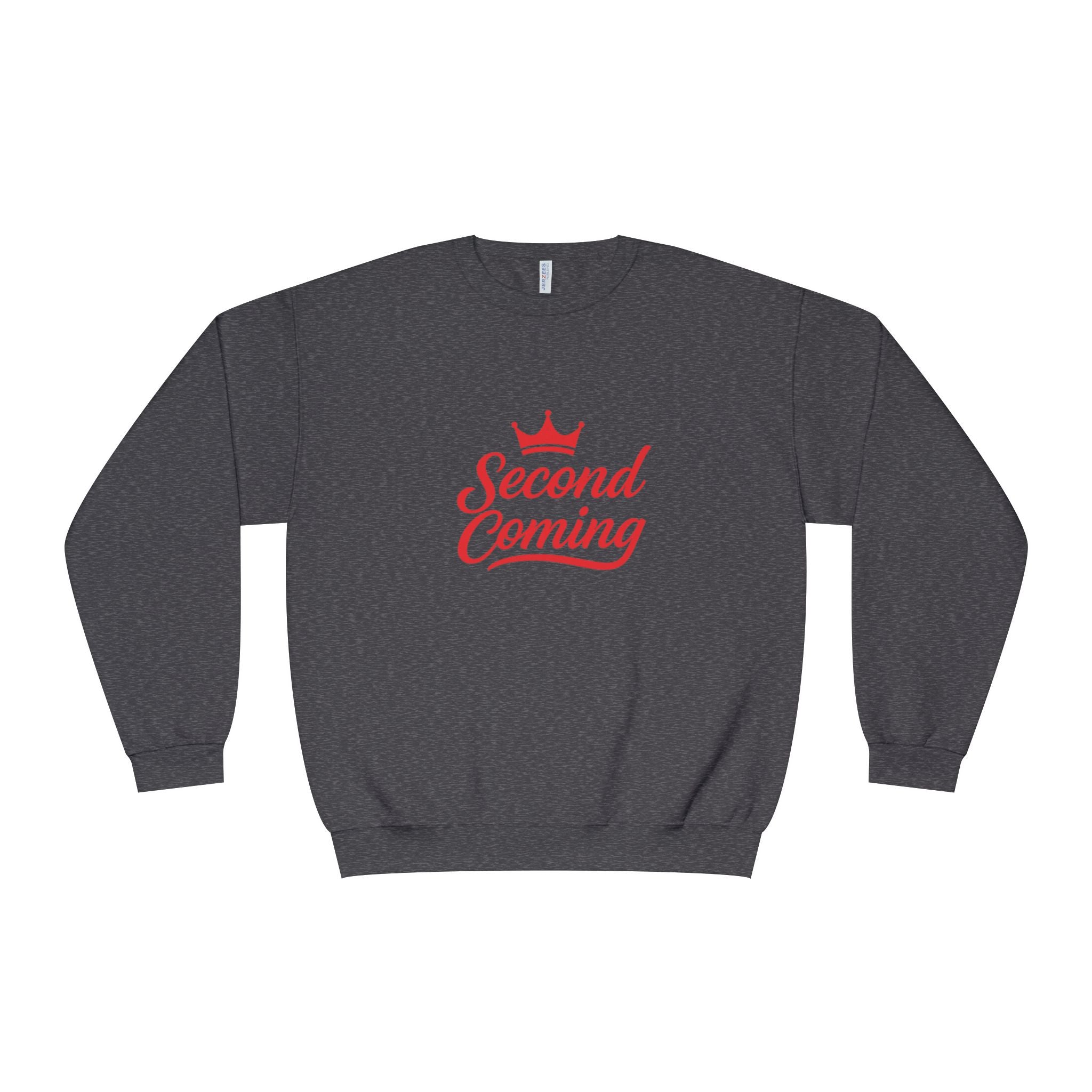 Second Coming Sweatshirt – Bold Script Crown Crewneck