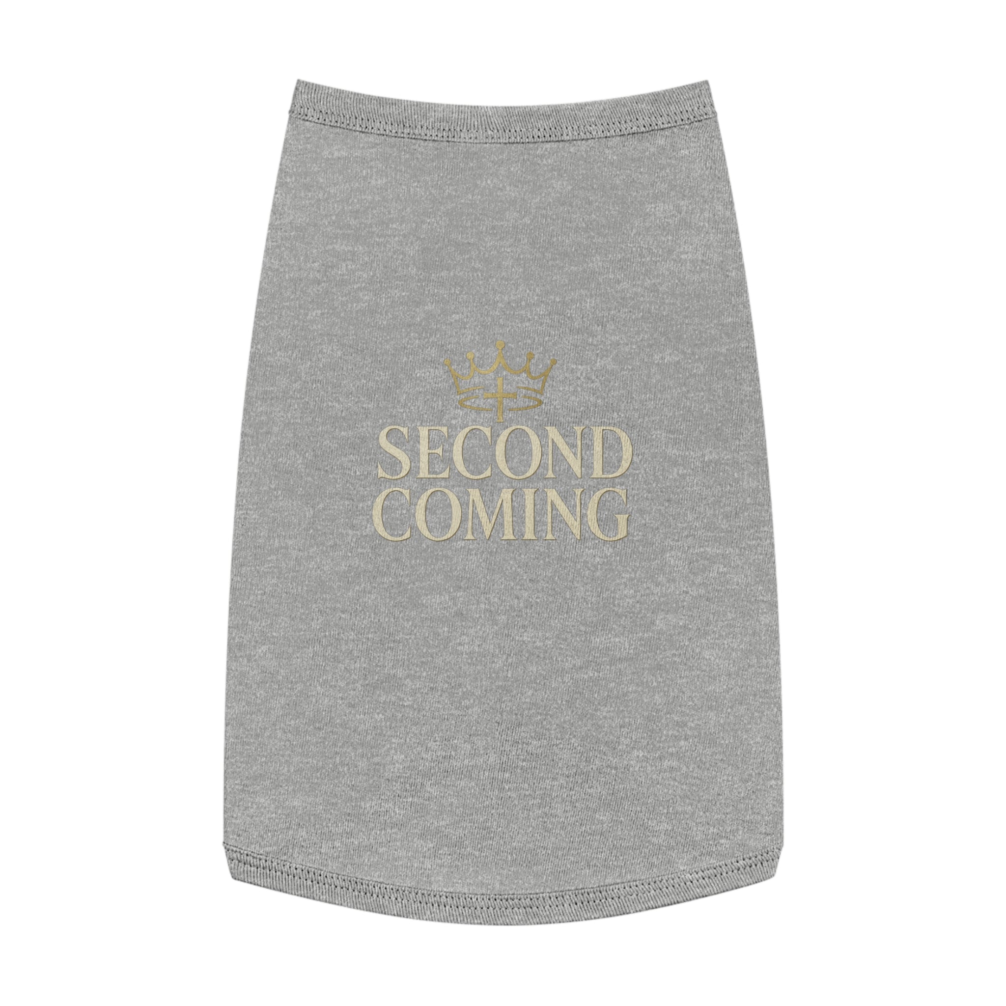 Pet Tank Top — "Second Coming" Crown Dog Shirt