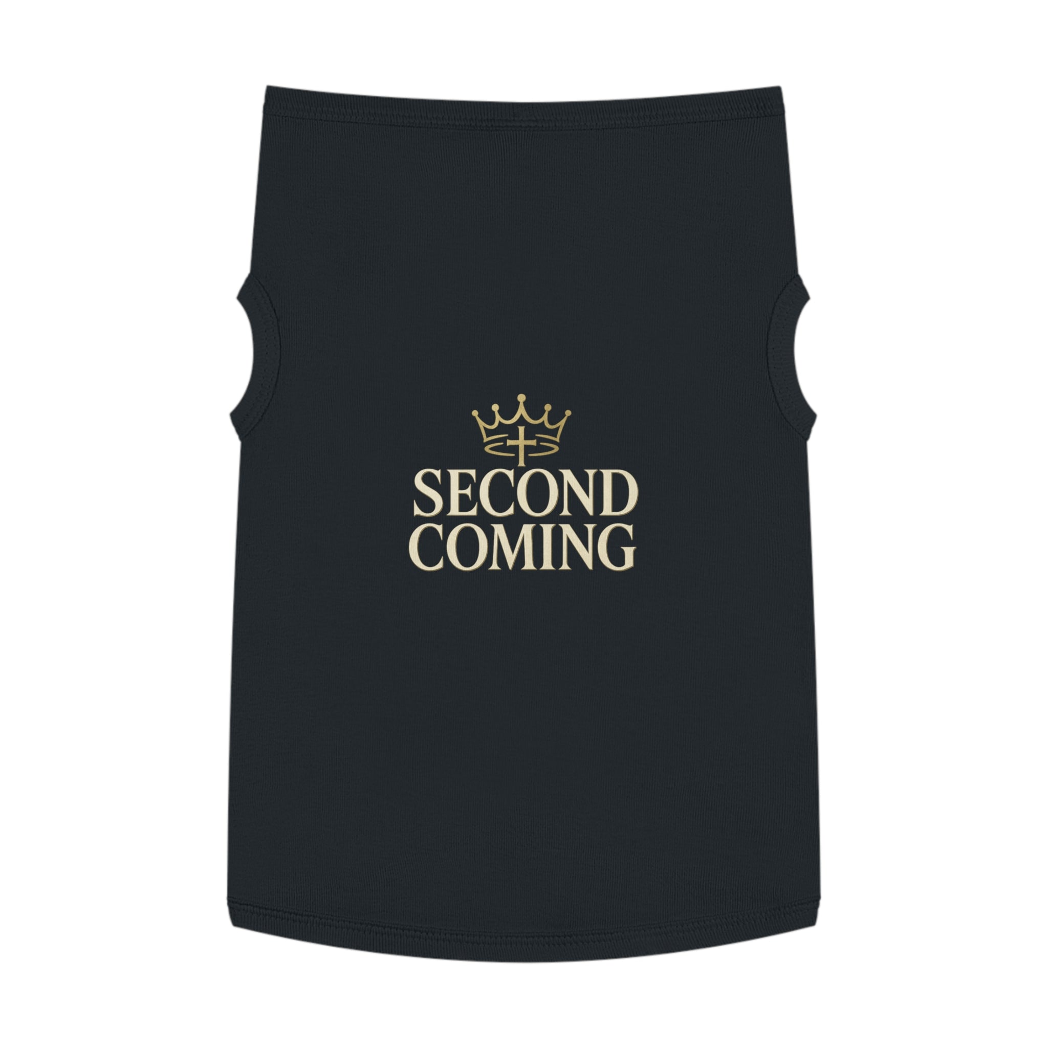 Pet Tank Top — "Second Coming" Crown Dog Shirt