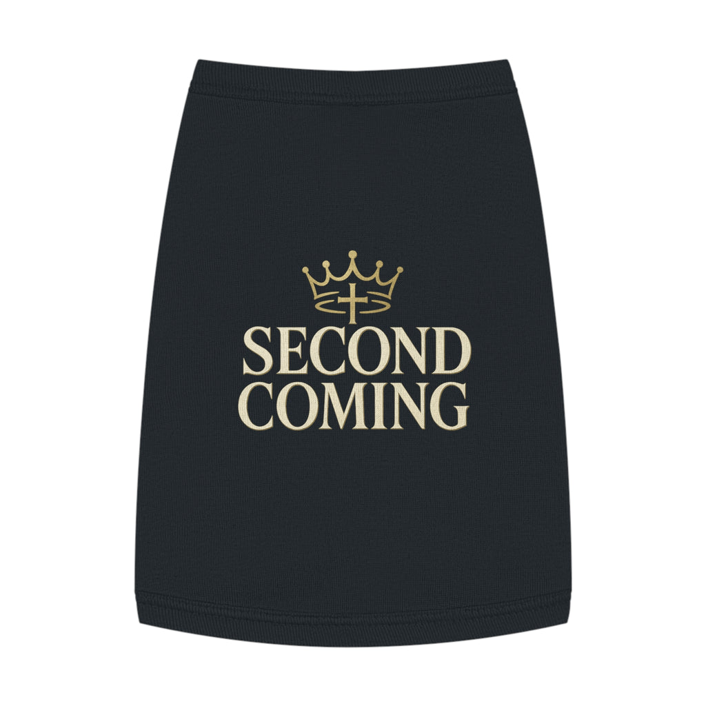 Pet Tank Top — "Second Coming" Crown Dog Shirt