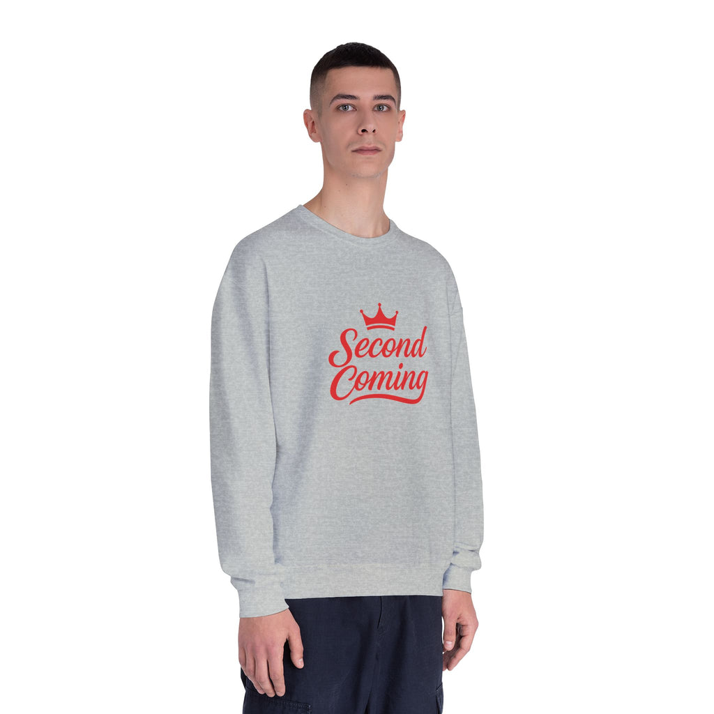 Second Coming Sweatshirt – Bold Script Crown Crewneck