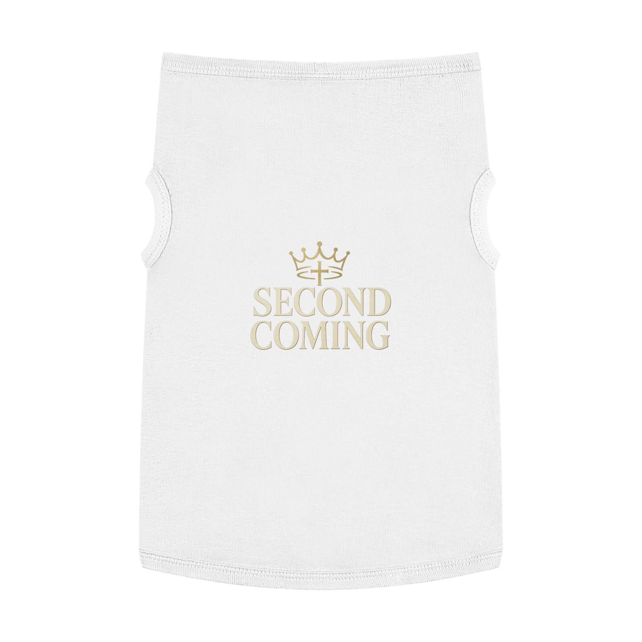Pet Tank Top — "Second Coming" Crown Dog Shirt