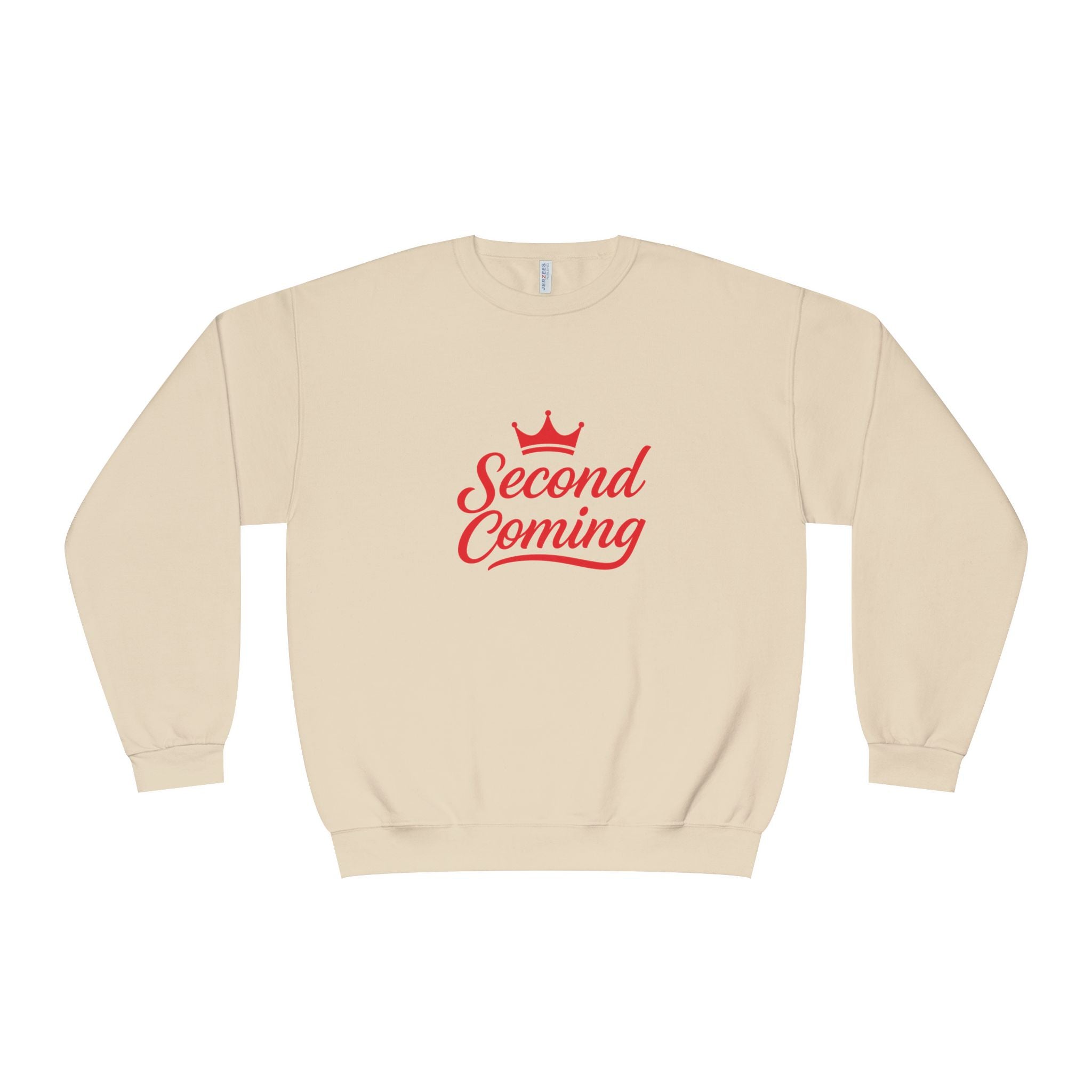 Second Coming Sweatshirt – Bold Script Crown Crewneck