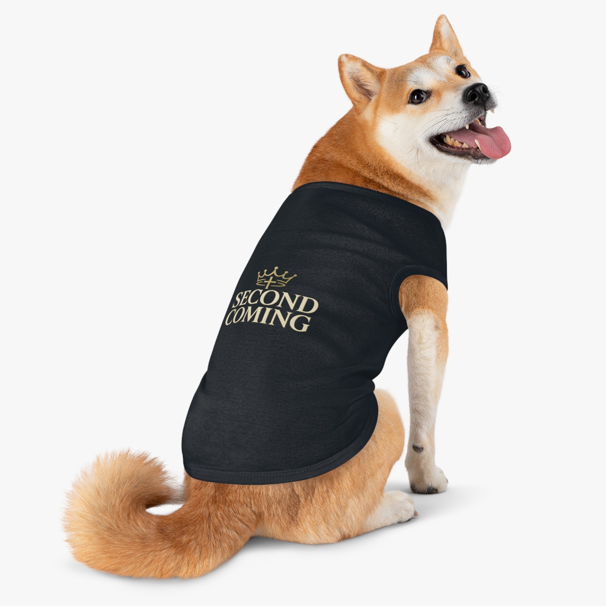 Pet Tank Top — "Second Coming" Crown Dog Shirt
