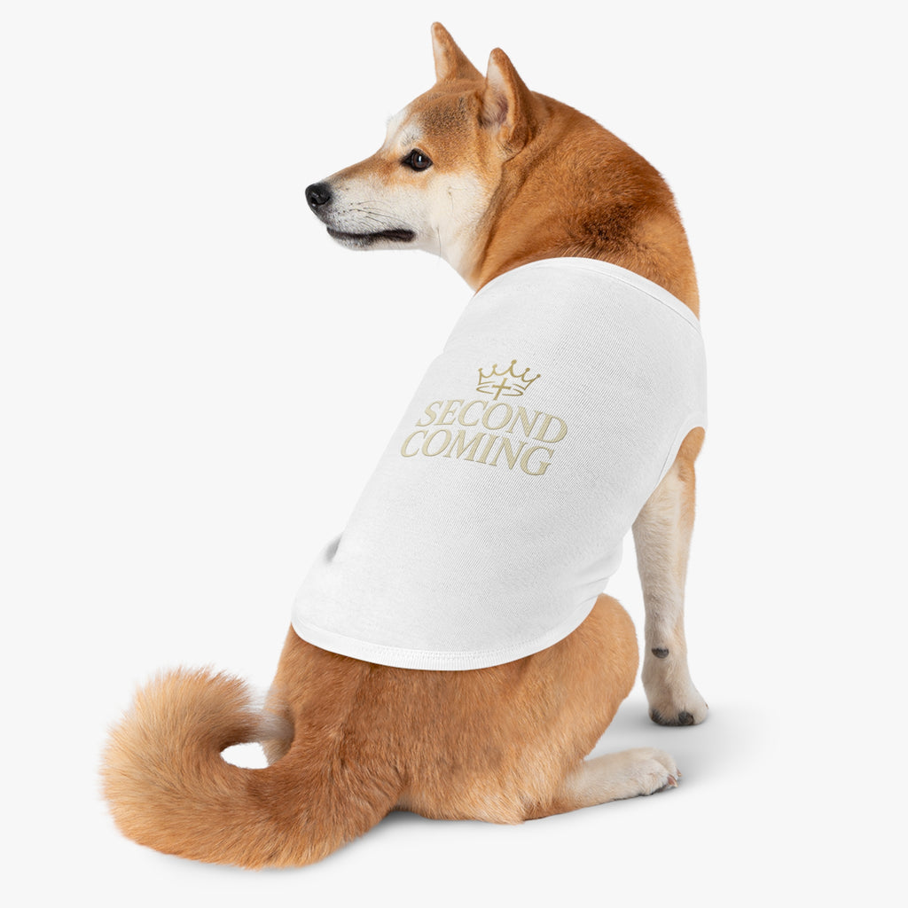 Pet Tank Top — "Second Coming" Crown Dog Shirt