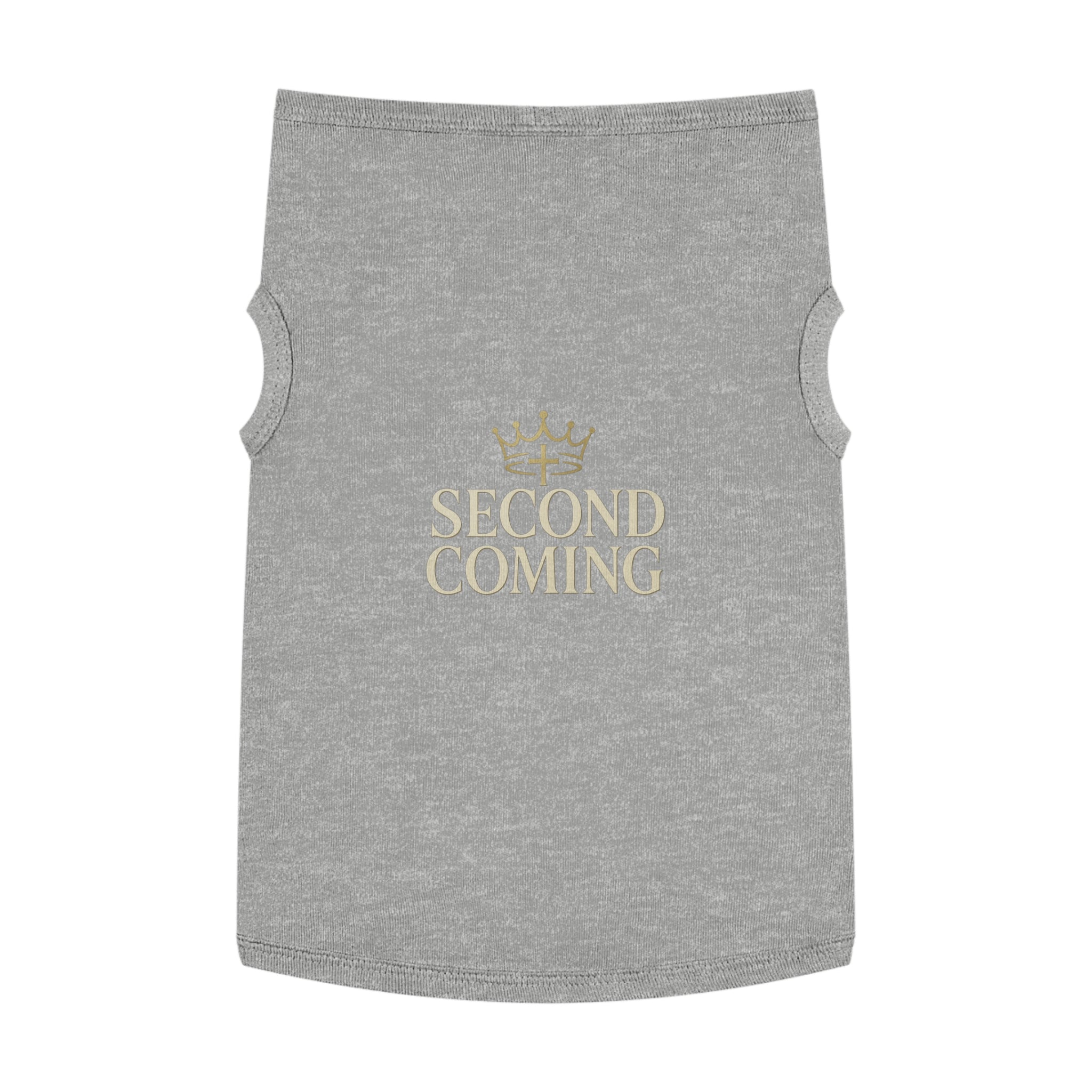 Pet Tank Top — "Second Coming" Crown Dog Shirt