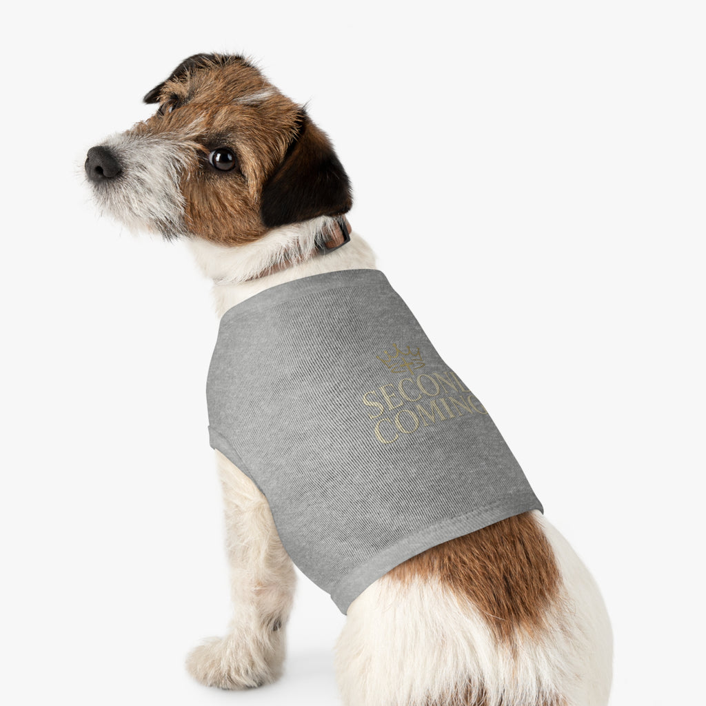 Pet Tank Top — "Second Coming" Crown Dog Shirt