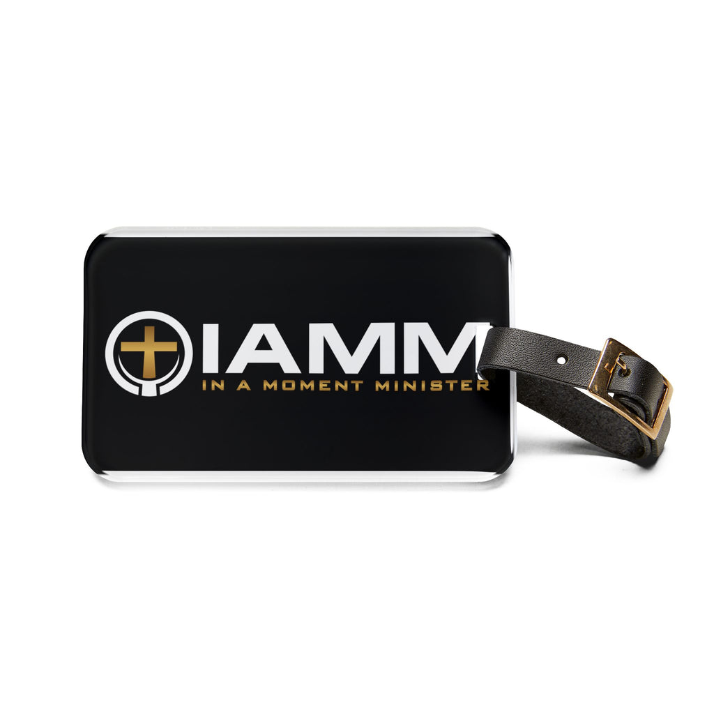 IAMM Logo Luggage Tag — In A Moment Ministers Travel ID