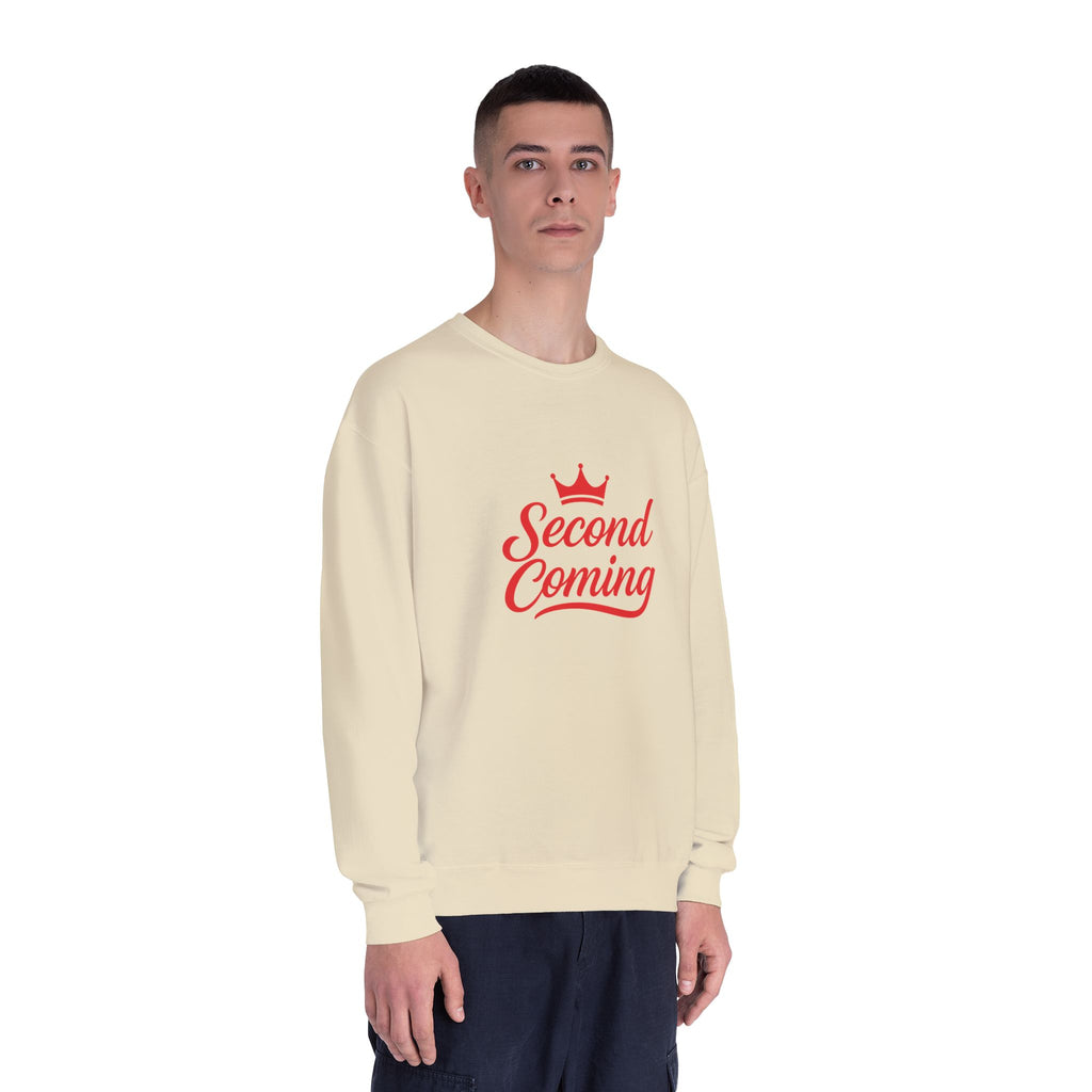 Second Coming Sweatshirt – Bold Script Crown Crewneck