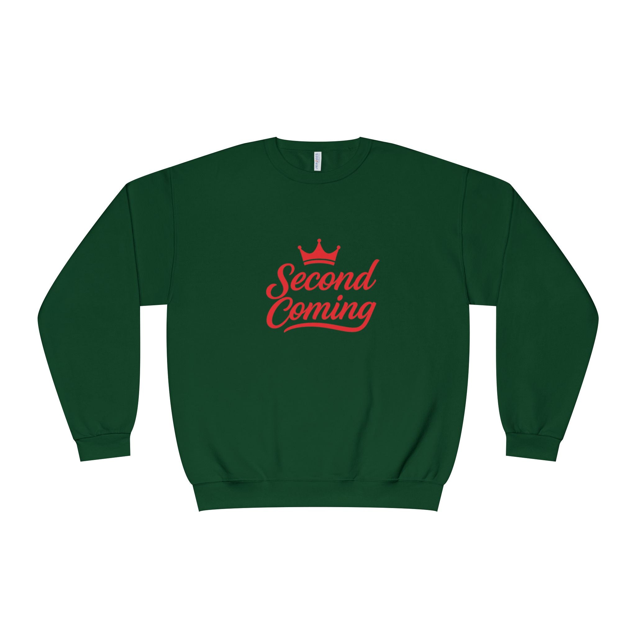 Second Coming Sweatshirt – Bold Script Crown Crewneck