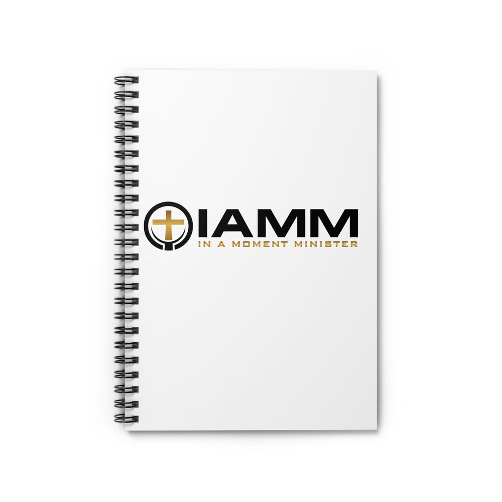 IAMM Spiral Notebook — 'In A Moment Minister' Religious Journal