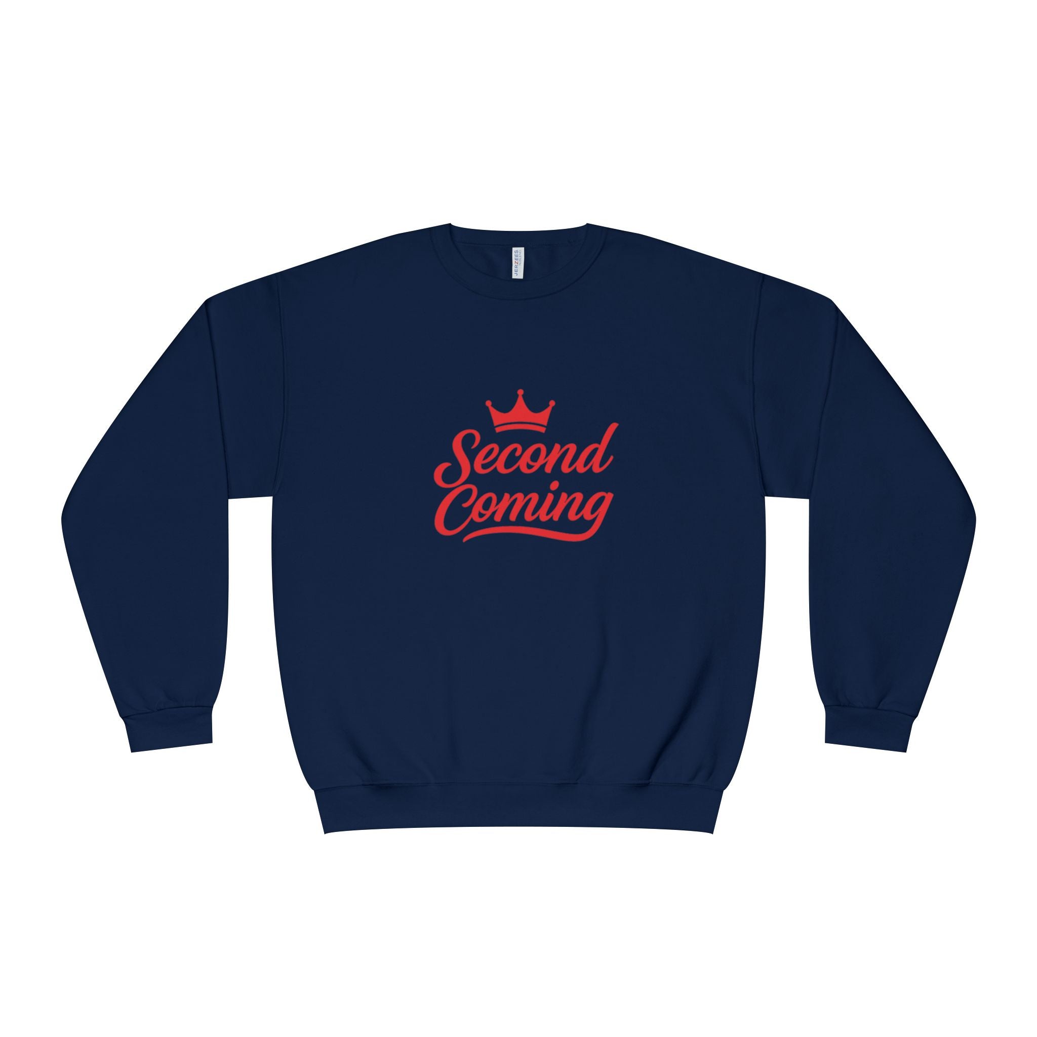 Second Coming Sweatshirt – Bold Script Crown Crewneck