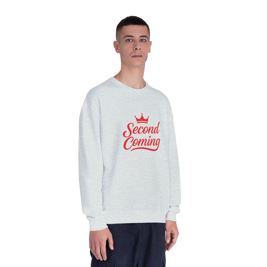 Second Coming Sweatshirt – Bold Script Crown Crewneck