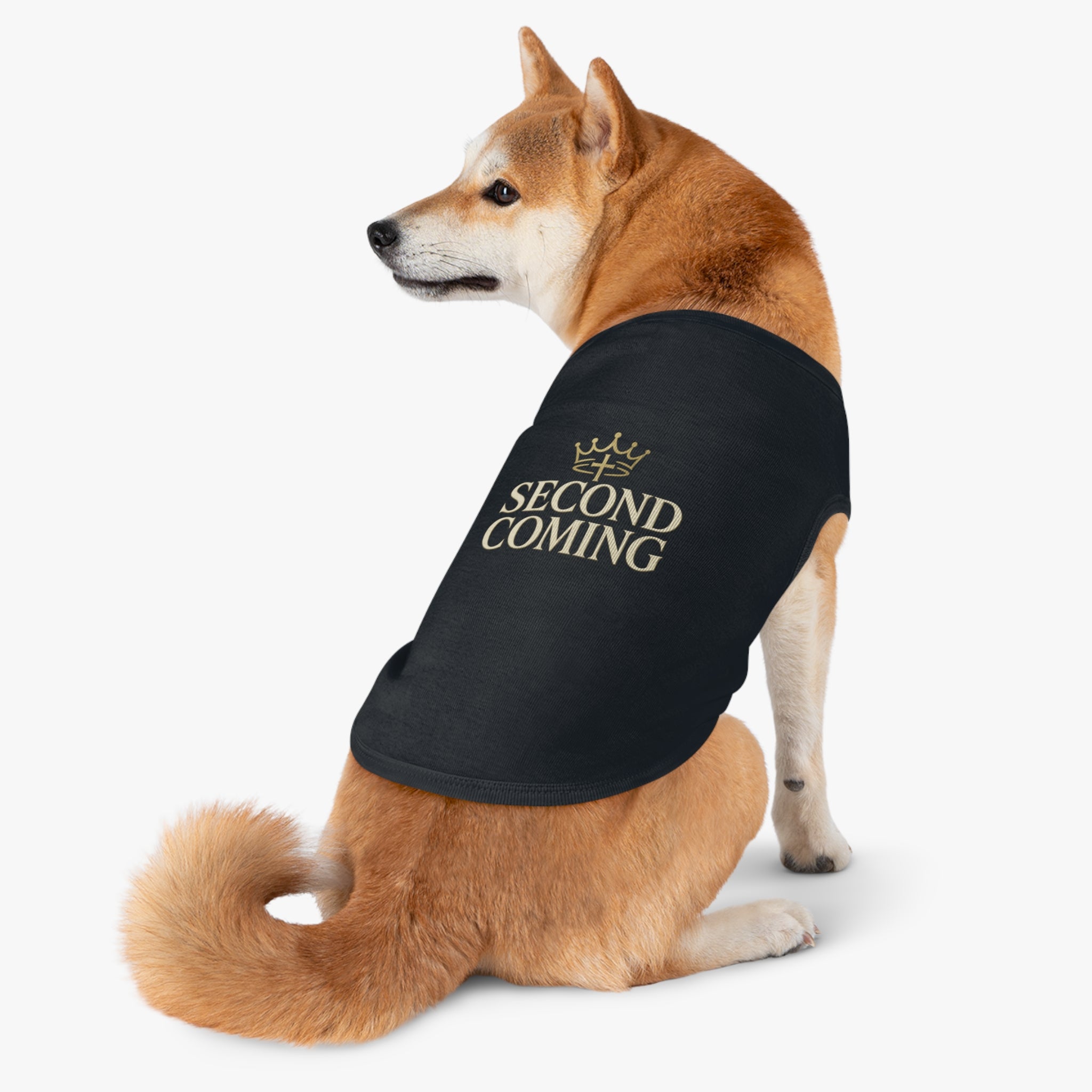 Pet Tank Top — "Second Coming" Crown Dog Shirt