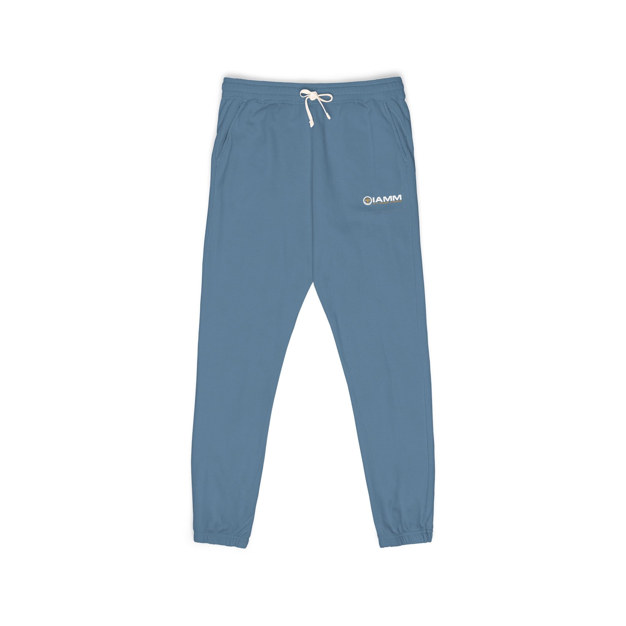 IAMM Fleece Sweatpants — Minimal Logo Joggers